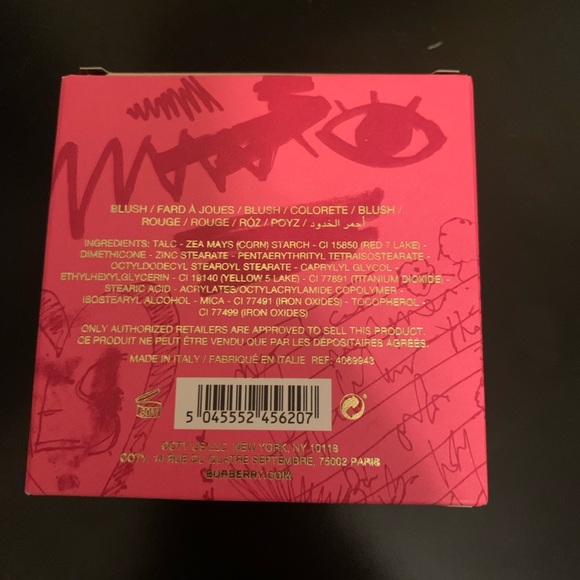 Limited edition! New Burberry Doodle Palette Blush - Bright Pink - Picture 3 of 7